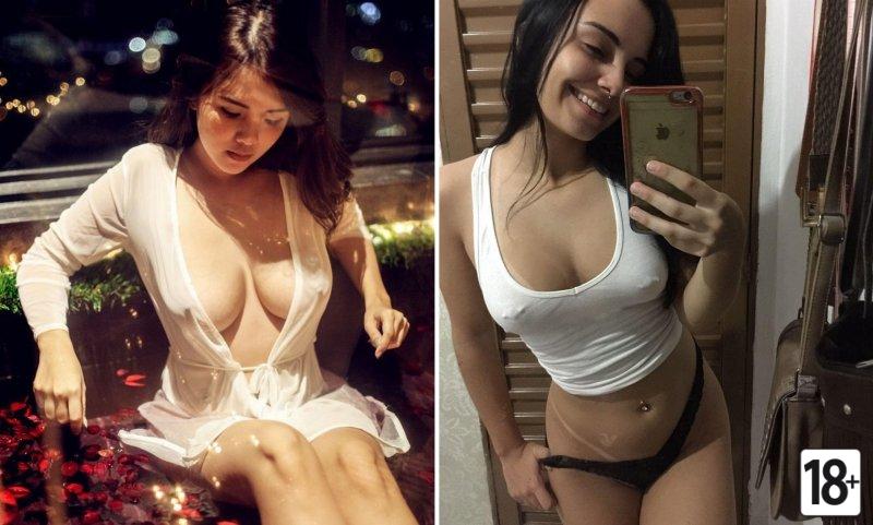 Фото подборка симпатичных девушек без бюстгальтеров: отличный способ скрасить день!