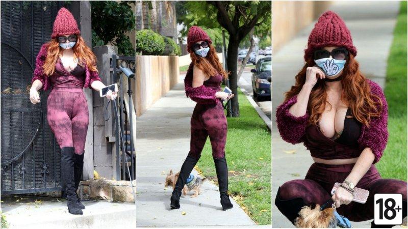 Фиби Прайс засветила грудь во время прогулки в Лос-Анджелесе: подробности