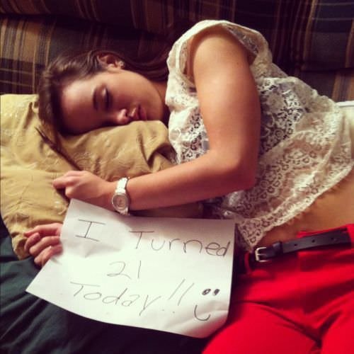 Когда упился на вписке до чёртиков ❤