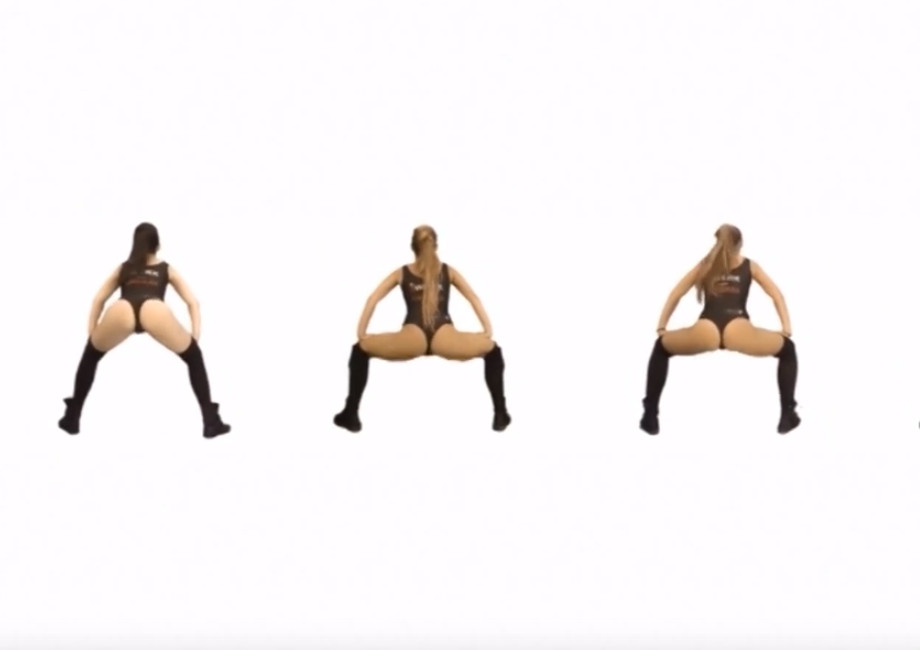 Тверк женских задниц - зачётное видео