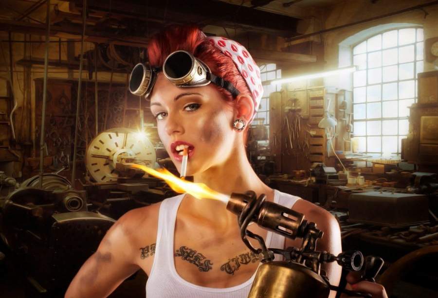 Beautiful girls Welders (70 photos)