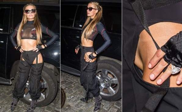 37-летняя актрис и дизайнерParis Hilton без трусов