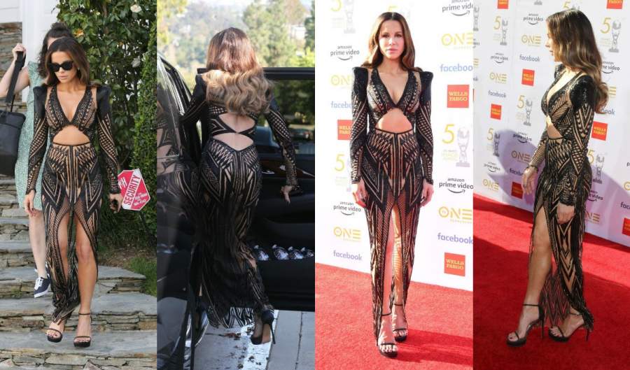 Актриса Kate Beckinsale в очень сексуальном платье