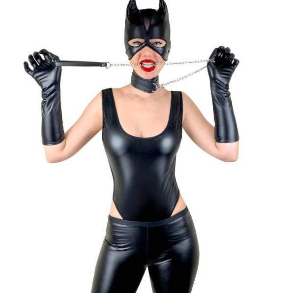 Сексуальный костюм женщины кошки для ролевых игр