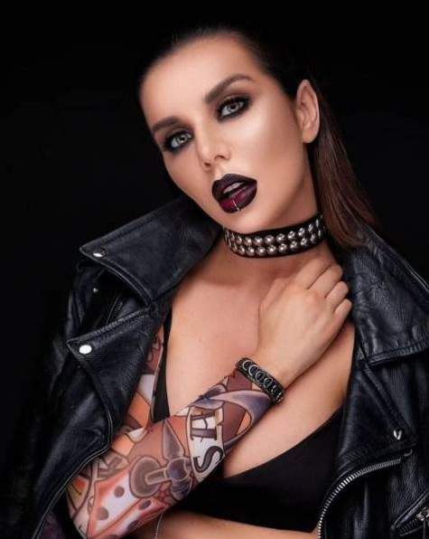 Мейкап рокерши - образы красивых моделей