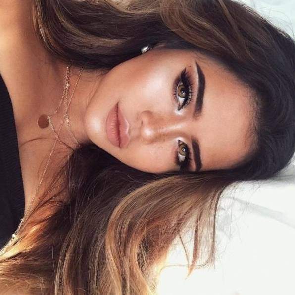 Коричневые глаза у девушки ( 78 фото )